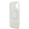 Guess IML Flowers Allover Strap MagSafe tok iPhone 17 készülékhez fehér
