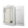 Guess IML Flowers Allover Strap MagSafe tok iPhone 17 készülékhez fehér
