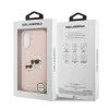 Karl Lagerfeld Liquid Silicone Double Heads MagSafe tok iPhone 17 készülékhez rózsaszín