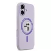 Karl Lagerfeld Liquid Silicone Karl and Choupette MagSafe tok iPhone 17 készülékhez lila
