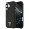 Guess PU Leather Triangle Logo MagSafe tok az iPhone 17 készülékhez fekete