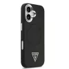 Guess PU Leather Triangle Logo MagSafe tok az iPhone 17 készülékhez fekete