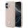 Guess PU Leather Triangle Logo MagSafe tok iPhone 17 készülékhez rózsaszín