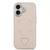 Guess PU Leather Triangle Logo MagSafe tok iPhone 17 készülékhez rózsaszín