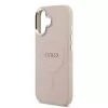 Guess PU Saffiano MagSafe tok iPhone 17 készülékhez rózsaszín