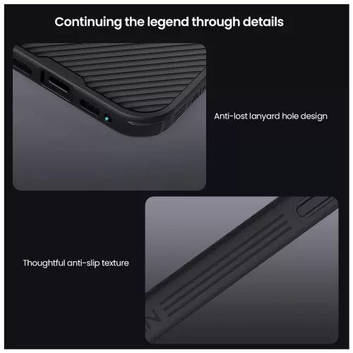 Nillkin CamShield PRO tok Apple iPhone 17 készülékhez fekete