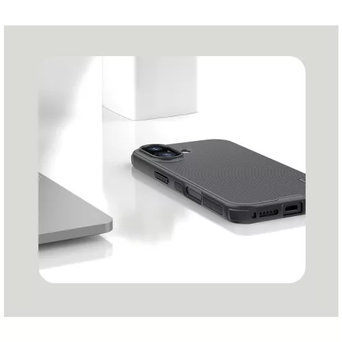 Nillkin Super Frosted PRO hátlap tok Apple iPhone 17 készülékhez fekete