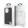 Lacoste PU Leather Champs Elysees MagSafe tok iPhone 17 készülékhez fekete