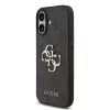 Guess PU 4G Metal Logo pántos tok iPhone 17 készülékhez fekete