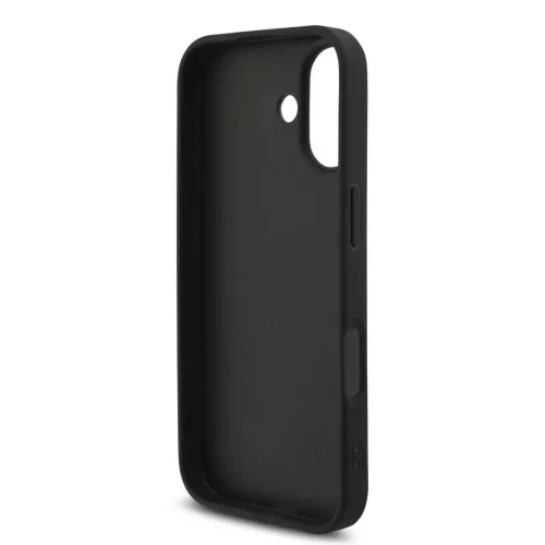 Guess PU 4G Metal Logo pántos tok iPhone 17 készülékhez fekete