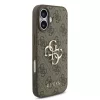 Guess PU 4G Metal Logo Strap tok iPhone 17 készülékhez barna