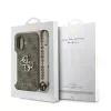 Guess PU 4G Metal Logo Strap tok iPhone 17 készülékhez barna