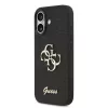 Guess PU Fixed Glitter 4G Metal Logo Tok iPhone 17 készülékhez fekete