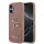 Guess PU Fixed Glitter 4G Metal Logo tok iPhone 17 készülékhez rózsaszín
