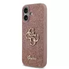 Guess PU Fixed Glitter 4G Metal Logo tok iPhone 17 készülékhez rózsaszín