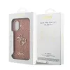 Guess PU Fixed Glitter 4G Metal Logo tok iPhone 17 készülékhez rózsaszín