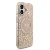 Guess IML Flowers Allover Strap MagSafe tok iPhone 17 készülékhez rózsaszín
