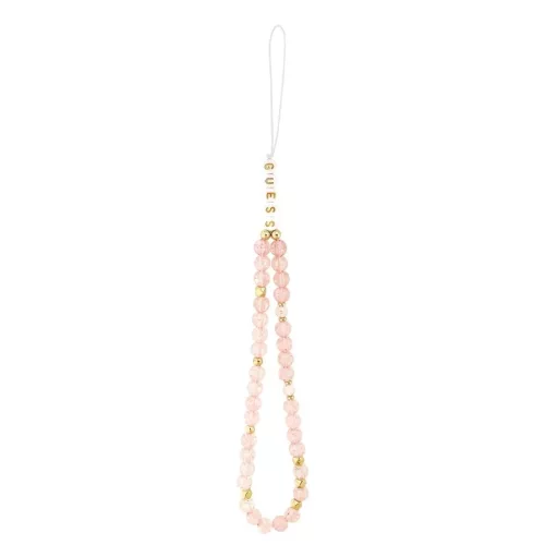 Guess IML Flowers Allover Strap MagSafe tok iPhone 17 készülékhez rózsaszín