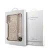 Guess IML Flowers Allover Strap MagSafe tok iPhone 17 készülékhez rózsaszín