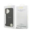 Guess PU bőr 4G Gold Frame MagSafe tok iPhone 17 készülékhez fekete