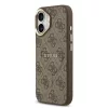 Guess PU Leather 4G Gold Frame MagSafe tok iPhone 17 készülékhez barna