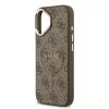 Guess PU Leather 4G Gold Frame MagSafe tok iPhone 17 készülékhez barna