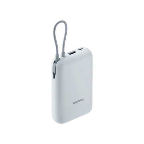 Xiaomi Töltőbank 22.5W 10000mAh integrált USB-C kábel jégkék