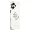 Guess PC/TPU Mirror 4G Glitter Logo MagSafe tok iPhone 17 készülékhez arany