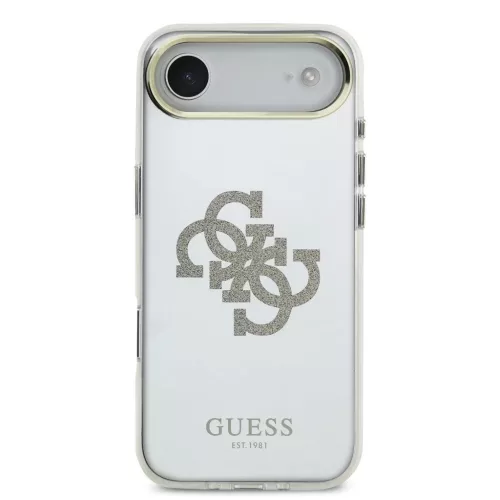 Guess PC/TPU Mirror 4G Glitter Logo MagSafe tok iPhone Air készülékhez arany