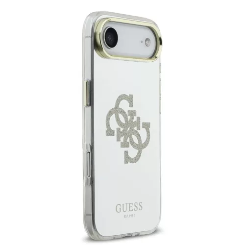 Guess PC/TPU Mirror 4G Glitter Logo MagSafe tok iPhone Air készülékhez arany