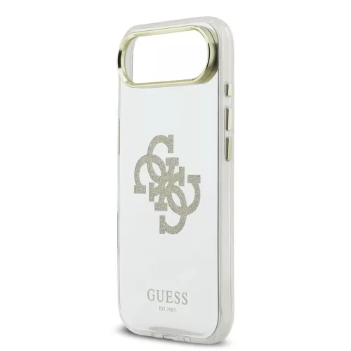 Guess PC/TPU Mirror 4G Glitter Logo MagSafe tok iPhone Air készülékhez arany