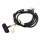 Guess Crossbody Strap 4G Charm töltőkábel USB-C/USB-C fekete