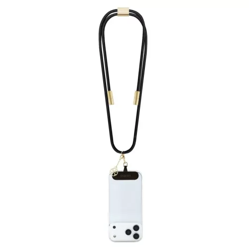 Guess Crossbody Strap 4G Charm töltőkábel USB-C/USB-C fekete