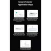 Nillkin Tempered Glass 2.5D CP+ PRO kijelzővédő az Apple iPhone 17 Pro Max készülékhez fekete (alkalmazóval)
