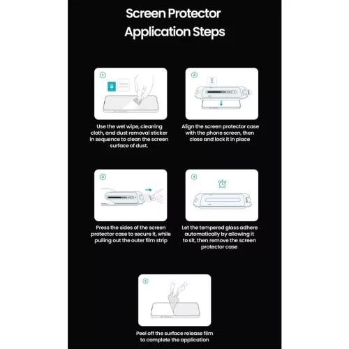 Nillkin Tempered Glass 2.5D CP+ PRO kijelzővédő az Apple iPhone 17 Pro Max készülékhez fekete (alkalmazóval)