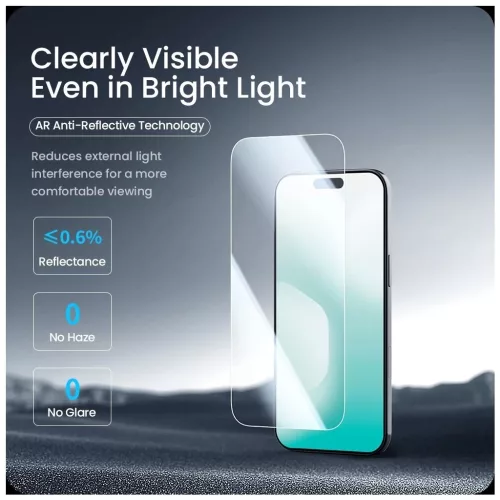 Nillkin edzett üveg kijelzővédő 0.2mm H+ PRO 2.5D Anti-reflective Apple iPhone Air készülékhez (applikátorral)
