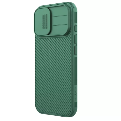Nillkin CamShield PRO tok Apple iPhone 17 készülékhez sötét zöld