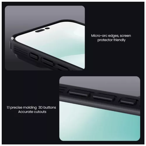 Nillkin CamShield PRO tok Apple iPhone 17 készülékhez sötét zöld