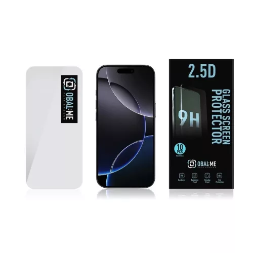OBAL:ME Multipack 2.5D üveg kijelzővédő az Apple iPhone 17/17 Pro készülékhez átlátszó (10 db)