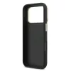 Guess PU Grained 4G Logo Stand Camera Frame tok iPhone 17 Pro készülékhez fekete