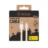 Tactical Stitch Thread kábel USB-A/Lightning 1m fehér