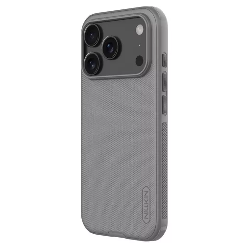 Nillkin Super Frosted PRO hátsó tok Apple iPhone 17 Pro készülékhez titán szürke