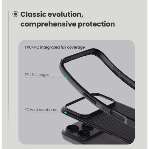 Nillkin Super Frosted PRO hátsó tok Apple iPhone 17 Pro készülékhez titán szürke