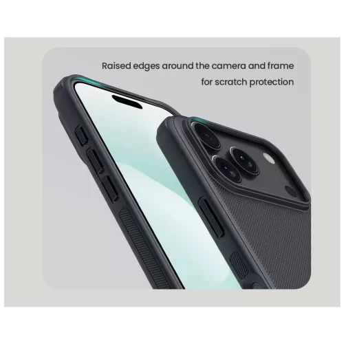 Nillkin Super Frosted PRO hátsó tok Apple iPhone 17 Pro készülékhez titán szürke