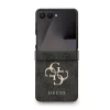 Guess PU 4G Metal Logo tok Samsung Galaxy Z Flip 7 készülékhez szürke