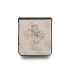 Guess PU 4G Metal Logo tok Samsung Galaxy Z Flip 7 készülékhez rózsaszín