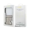 Guess PU 4G Metal Logo tok Samsung Galaxy Z Flip 7 készülékhez rózsaszín