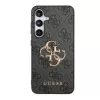 Guess PU 4G Metal Logo tok Samsung Galaxy S24+ készülékhez szürke