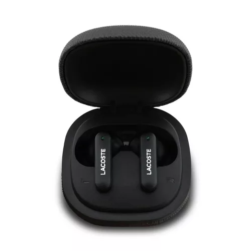 Lacoste Iconic Petit Pique TWS Wireless fülhallgatók fekete