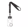 OBAL:ME NeckTag Ribbon Rope mobiltelefonhoz fekete